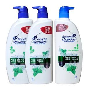헤드앤숄더 쿨멘솔샴푸850mlx2개 + 트리트먼트x1개