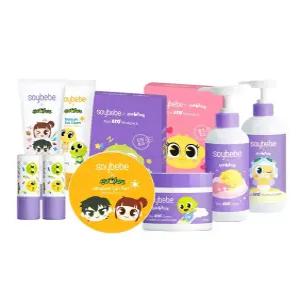 소이베베 10종 신생아 유아 고보습 크림 로션 바스 샴푸 선크림 선팩트 캡슐 세제 멀티밤 수딩젤 어린이 마스크팩