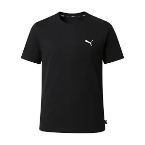 PUMA 에센셜 스몰로고 남성 반팔티 블랙 586668-51