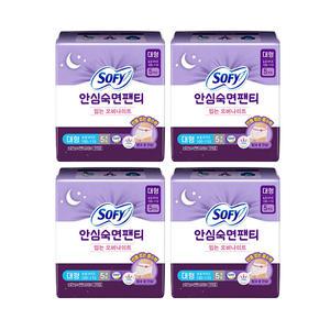 쏘피 안심숙면팬티 대형 5매, 4개