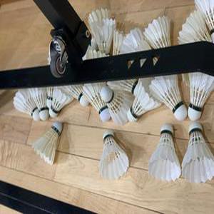 디오브 배드민턴 셔틀콕 수거기 스위퍼 청소기 밀대 정리대