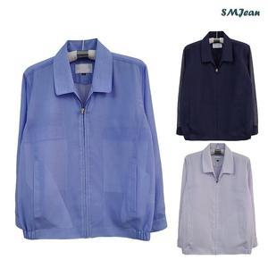 SMJ1153 어르신 바람막이 점퍼 일반핏 린넨st.중년 남성 봄 여름