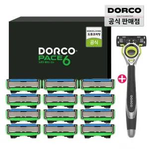 (추석맞이~20%) 도루코 페이스6 면도날세트(12입)+증정(면도기) /6중날/호환가능