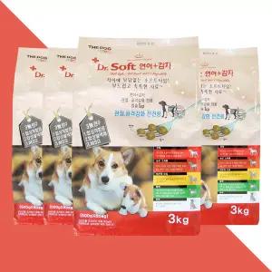 더독 닥터소프트 연어감자3kg 4개 + 계란찜 1박스 랜덤 증정