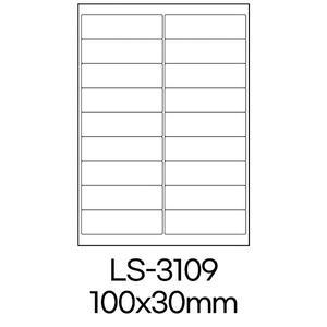 [기타]폼텍 라벨 LS-3109 100매 흰색 라벨지 A4 스티커 원형 제작 인쇄 바코드 우편 용지 폼택