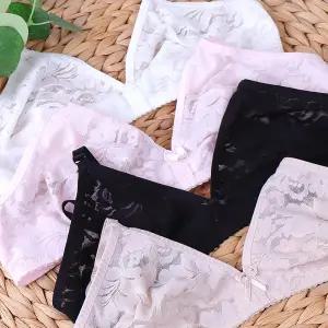 국산 망사브라 0720 B컵 노와이어브라 브라렛 빅사이즈
