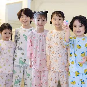 아동 유아 어린이 봄 여름 데일리 무형광 내의 내복 잠옷 모달 7부 실내복