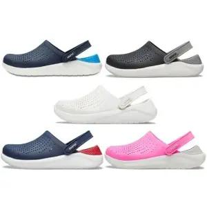 남여공용 라이트라이드 클로그 / 블랙 화이트 네이비 블루 핑크 / Crocs LiteRid