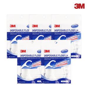 3M 싱글라인 일회용 치실 치간칫솔 36p - 5개입 세트