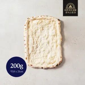 바른피자생활 사각 파베이크 200g 피자도우 1장