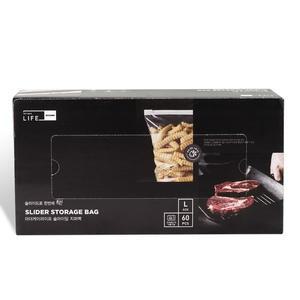 [마더케이][대용량] 슬라이딩 지퍼백 Large / 60pcs