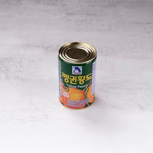 펭귄 황도2절 400g 캔 복숭아 과일 통조림