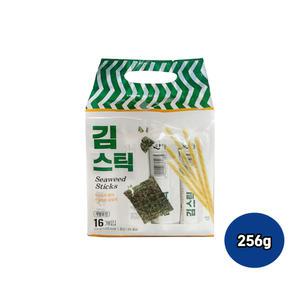 키즈웰 김스틱 과자 256g 10개(1box)/막대과자/무료배송