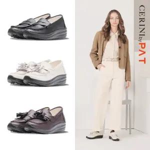 [CERINI BY PAT] 여성 리얼 소가죽 컴포트 워킹 슈즈 1종