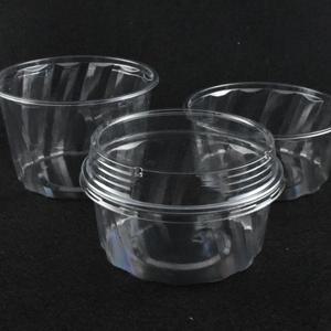 투명빙수용기 샐러드그릇 KP-520원형용기 100세트(뚜껑포함)