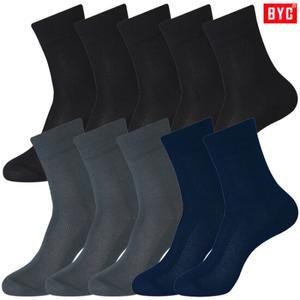 BYC시원쾌적신사용망사중목양말10켤레SMS1070