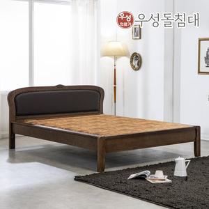 [우성돌침대][우성의료기]우성흙돌침대 황토볼 퀸 가죽 레트로