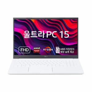 LG전자 2023 울트라 PC 15 라이젠5 라이젠 7000 시리즈 15UG40R-GR55KN, 화이트, 512GB, 8GB, WIN11 Home