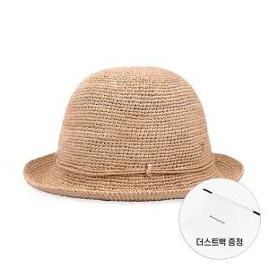 헬렌카민스키 HAT50136 NA 빌라 6 내추럴 메탈로고 클로슈 버킷햇 타임메카