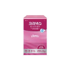 [크리넥스]크리넥스 실크소프트 플러스 250매X6입