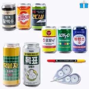수능 시험 응원 간식 딱붙자 합격 페트캔 단체행사 컴싸 수정테이프 과자 꾸러미 선물세트