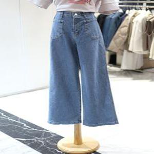 꼼빠니아 와이드 플레어 데님 팬츠 CAFU3-WDP800