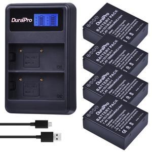 1800mAH BLH-1 BLH1 BLH 1  카메라 배터리 + Olympus E-M1 Mark II EM1-2 EM1 Mark 카메라용 LCD USB 듀얼