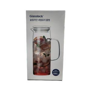 글라스락 슬림라인 내열유리 물병 1200ml