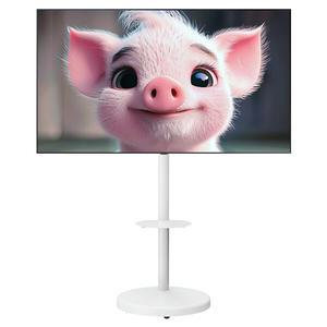 삼성 50인치 QLED 4K UHD 스마트 TV 50Q80+삼텐바이미 이동식 TV 무빙 거치대 수도권