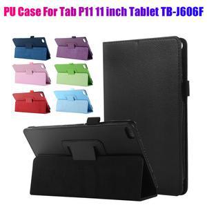 탭 P11 용 케이스 태블릿 TB J606F J607F 보호 스탠드 커버 11 인치