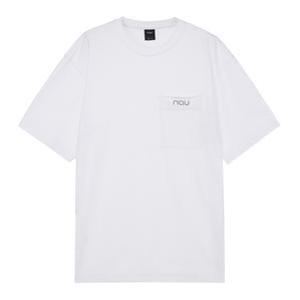 나우 우븐 포켓 반팔티셔츠 White 1NUTSM3916WH