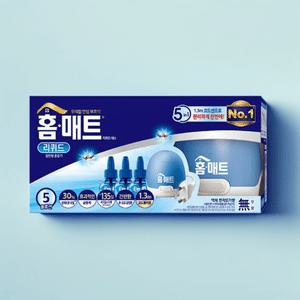 홈매트 리퀴드 코드 훈증기 + 액상형 모기살충제 리필 29ml 3개