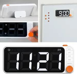 아이스크림몰 클래스 LED 타이머 충전식 무선 교실 디지털 시계 칠판자석부착