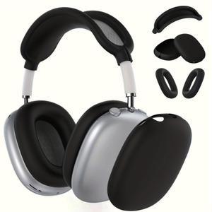3 in 1 소프트 실리콘 스킨 프로텍터 헤드폰 케이스 Airpods Max 케이스 스크래치 충격 방지 이어폰 커버 액세서리