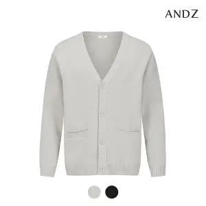 [앤드지][앤드지] 세미오버핏 밀라노 조직 가디건_BZD3EC1104