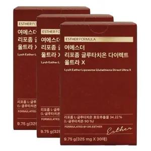 여에스더 리포좀 글루타치온 다이렉트 울트라X 30매X3개