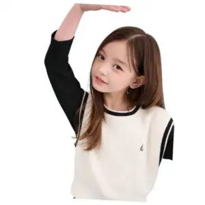 빈폴 BEANPOLE KIDS 여아 골지 티셔츠 블랙 (BI5141G125) BI5141G125 433050