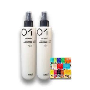 아모스 소프트닝 컨디셔너 500ml(250mlx2개)+랜덤팩