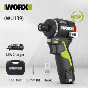 워크스 WU139 무선 드라이버 드릴 브러시리스 전기 임팩트 스크 라이버 충전식 금속척 고토크 DIY 전동공구