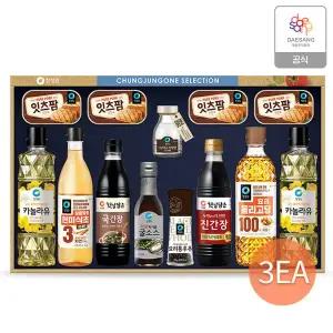 [청정원][9/30 주문 건까지 명절 전 출고] 청정원 25년 추석 선물세트 행복고급2호 3개(1박스)