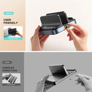 Joyroom 수직 노트북 스탠드 전화 Monut 홀더 조정 가능한 도크가 있는 데스크탑 모든 Macbook 호환/samsun