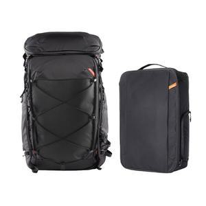 PGYTECH 원프로 플렉스 백팩 50L+카메라 인서트 백 L, DSLR/SLR/미러리스 카메라/렌즈 및 기타 장비, 사진 촬영을 위한 가벼운 야외 하이킹 번들, 노트북 수납공간이 있는 여행 가방