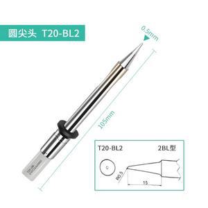HAKKO FX-838 용접 스테이션 용 T20-BL2 납땜 인두 팁 KILUDO T20 헤드 교체 도구 수리 액세서리