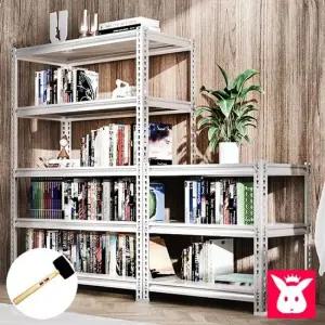 토토홈랙S 1200X400X600높이 3단4단5단 베란다 무볼트 5단철제 5단선반1000 무볼트앵글선반