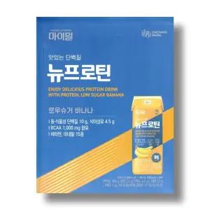 대상 마이밀 뉴프로틴 로우슈거 바나나맛 190ml 16팩 1박스 /wb