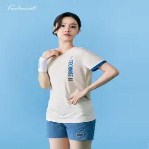 테크니스트 아울렛 TNT64101 남성 여성 반팔티셔츠 게임웨어 배드민턴 탁구 스쿼시 스포츠웨어 TNT64101
