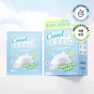 멈칫 멈칫 쿨뽀송 데오 티슈 10매 1+1