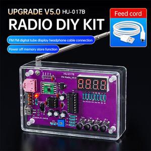 HU017A HU017BRDA5807S 라디오 키트, FM DIY 전자 부품 학습 세트, 액세서리용 보드 87108MHz