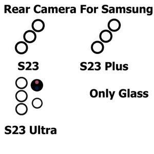 스티커 접착 교체 수리 부품 삼성 호환 Galaxy S23 Plus Ultra 용 후면 카메라 유리 렌즈