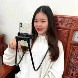 스마트폰 넥거치대 목에거는 폰거치대 자바라 휴대폰